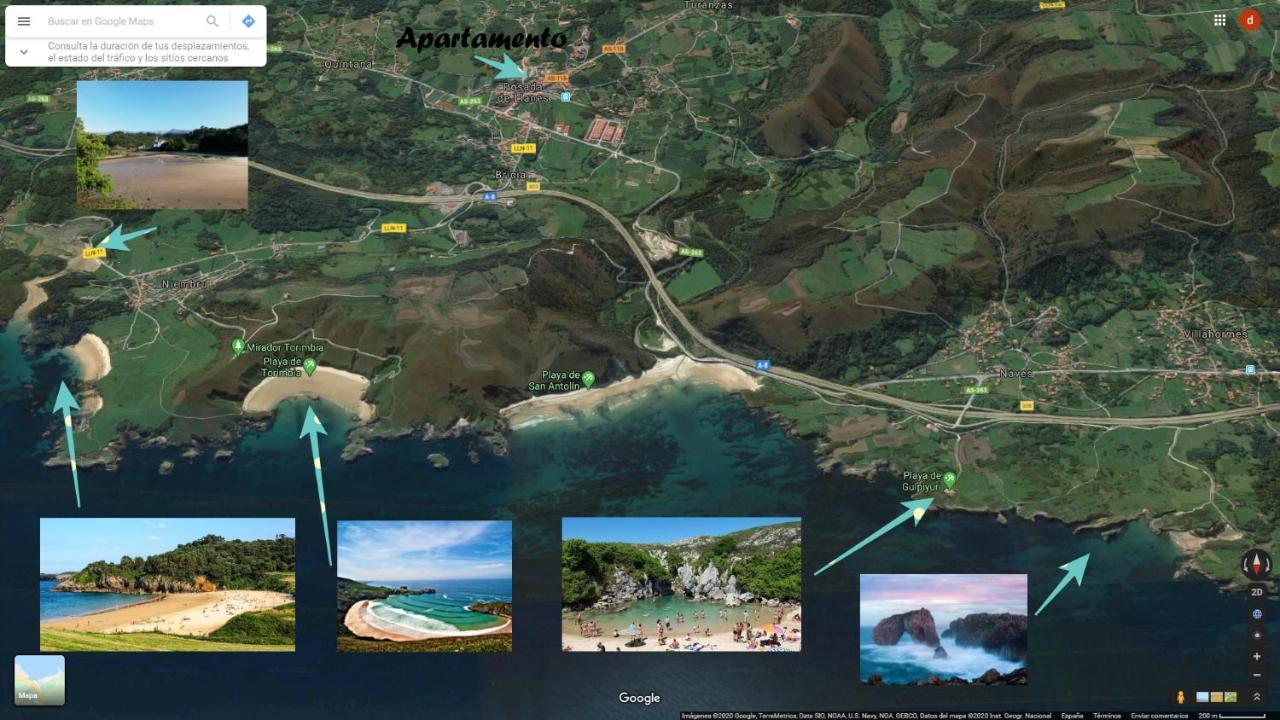 Apartamento Playa De Toranda Posada De Llanes Ngoại thất bức ảnh